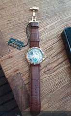 Theorema heren horloge GM 101 3, Overige merken, Overige materialen, Leer, Polshorloge