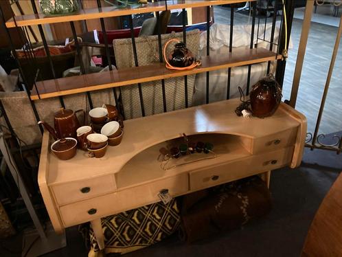 Klein dressoir blank hout (kaptafel), Huis en Inrichting, Tafels | Kaptafels, Zo goed als nieuw, Minder dan 100 cm, 50 tot 100 cm