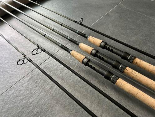 3 x Poeli’s Rods Requiem 12ft Cork 2,75lbs ZEER NETTE STAAT!, Watersport en Boten, Hengelsport | Karpervissen, Zo goed als nieuw