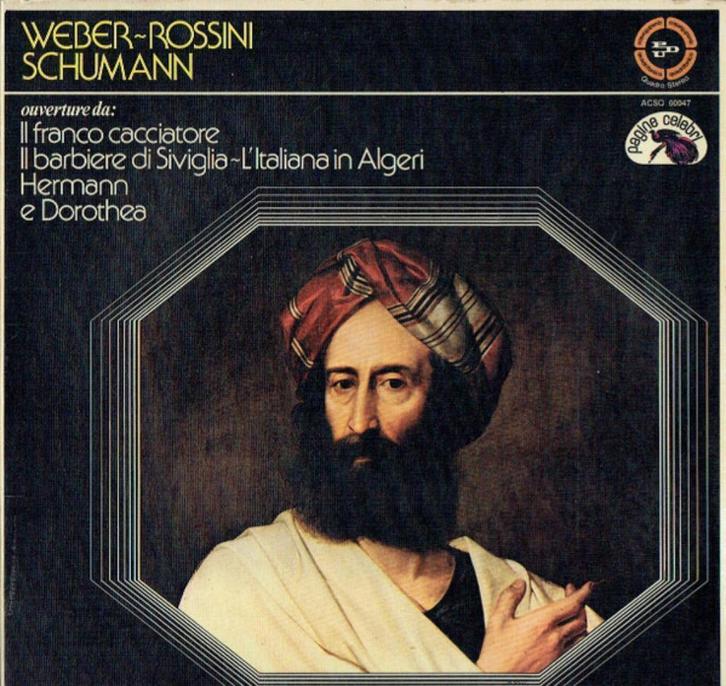 Weber Schumann Rossini Ouverture Quadraphonic, Cd's en Dvd's, Vinyl | Klassiek, Zo goed als nieuw, Classicisme, Kamermuziek, 12 inch