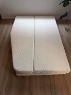 Matras frans bed met topper, Caravans en Kamperen, Ophalen, Zo goed als nieuw