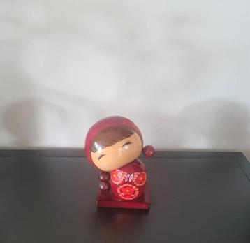 Leuke Satono-Ko kokeshi van Chie Tamura 12 cm beschikbaar voor biedingen