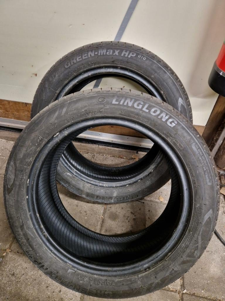 2 gebruikte banden 195/50/15, Ophalen