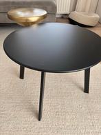 Zwarte ronde tafel van Xenos in zeer goede staat, 50 tot 100 cm, Rond, Ophalen of Verzenden, Zo goed als nieuw
