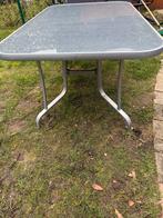 Bois le Duc tuintafel - gebruikt, Tuin en Terras, Ophalen, Gebruikt, Rechthoekig, Metaal