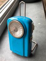 Blauwe WONDER CINEA zaklamp - jaren 60 - in werkende staat, Ophalen of Verzenden, Gebruikt, Batterij
