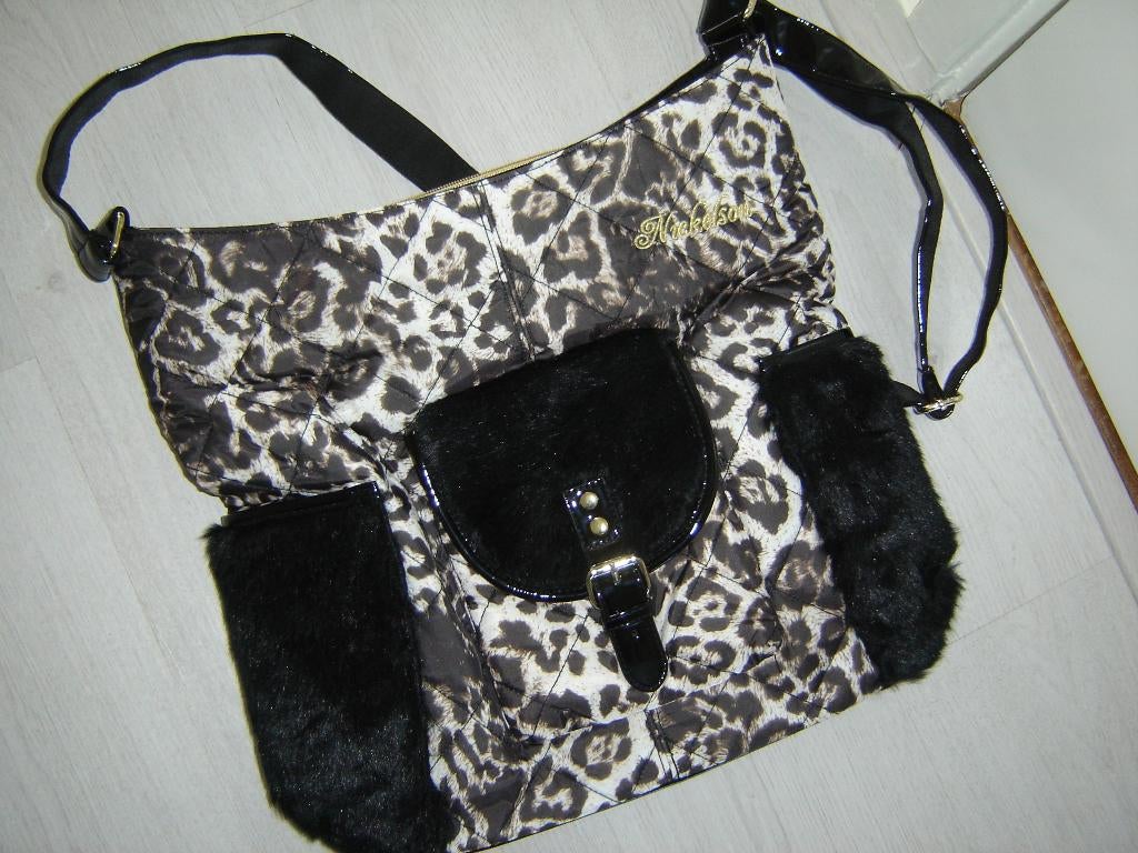 Nickelson schoudertas panterprint, Sieraden, Tassen en Uiterlijk, Tassen | Schoudertassen, Ophalen of Verzenden, Nieuw