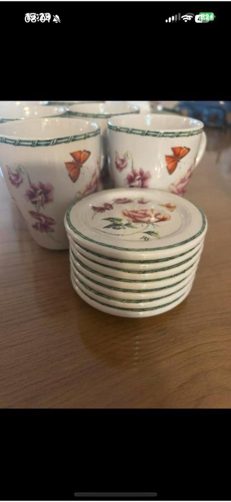 Janneke Brinkman Thee/Koffie set ook los te koop, Nieuw, Ophalen of Verzenden, Overige stijlen, Kop(pen) en/of Schotel(s)