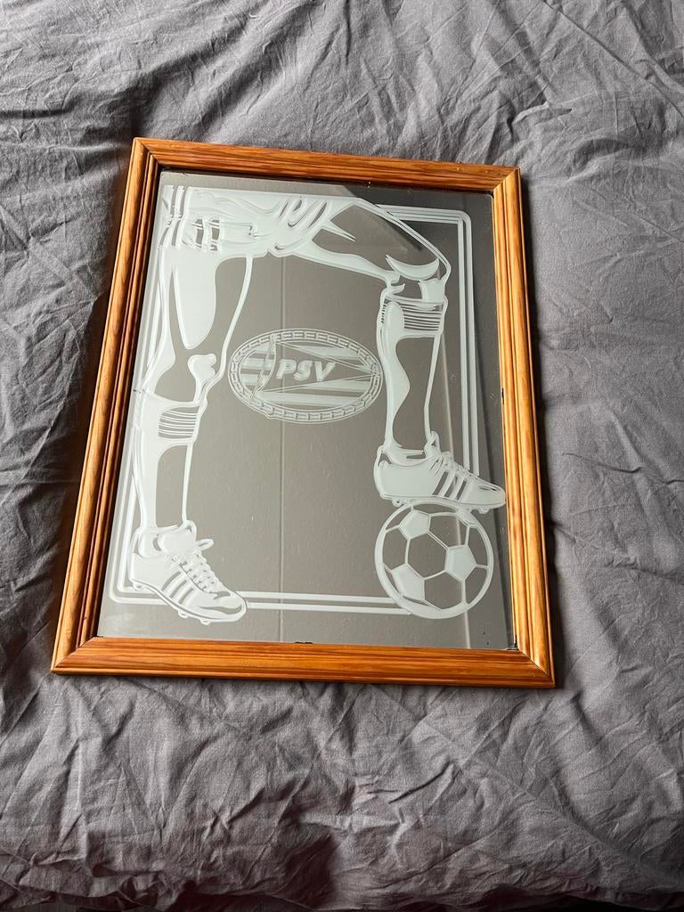 PSV Spiegel Collectorsitem - 33x43 cm, Ophalen, Minder dan 50 cm, Zo goed als nieuw, Minder dan 100 cm