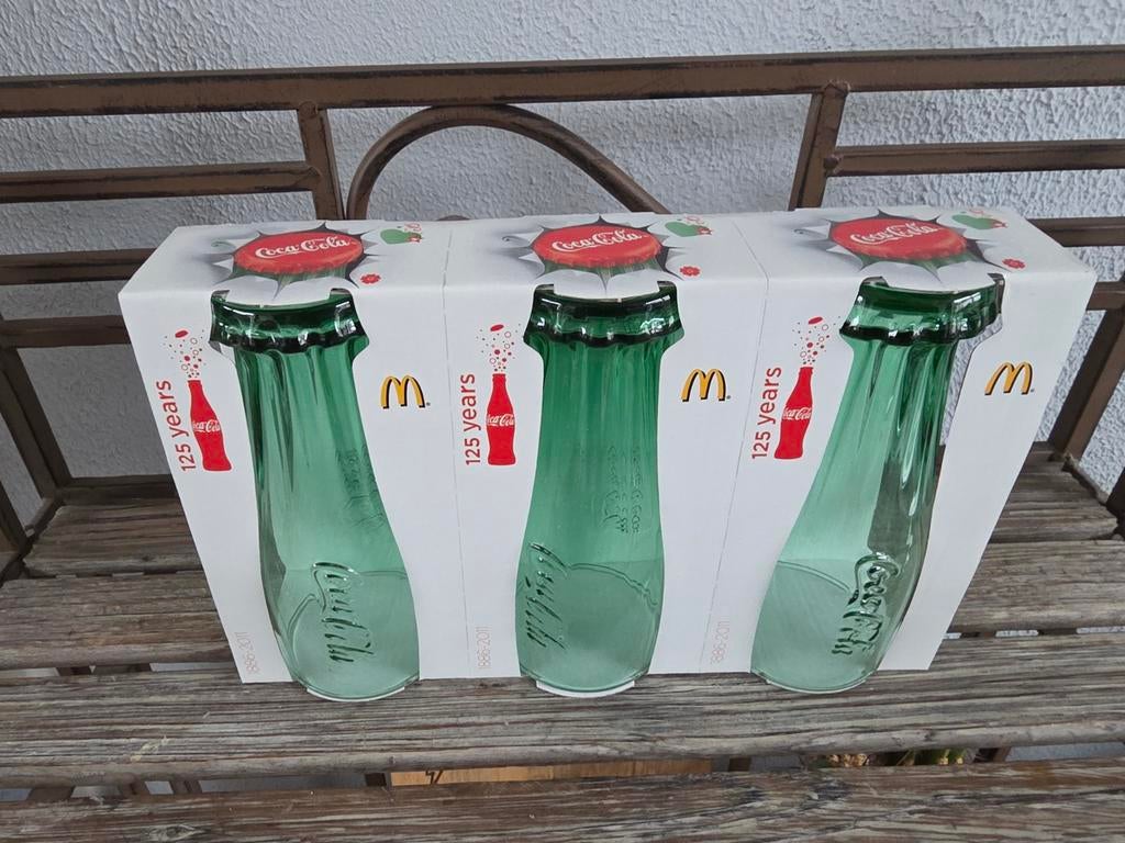 Coca-Cola glazen Mc donalds 2011 Nieuw in verpakking, Verzamelen, Glas en Borrelglaasjes, Nieuw, Frisdrankglas, Ophalen