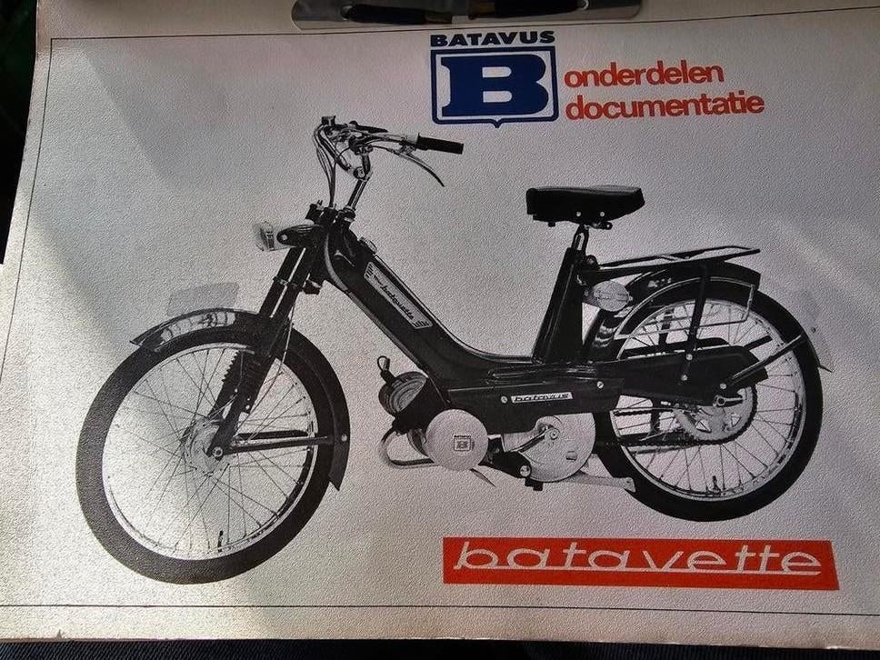 BATAVUS BATAVETTE MAP/BOEK ORIGINEEL, Fietsen en Brommers, Ophalen of Verzenden, Gebruikt