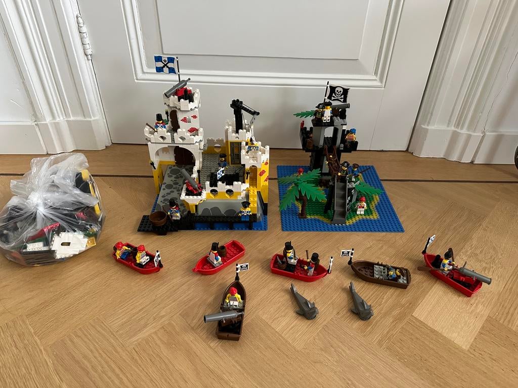 LEGO 6276 Eldorado Fort/6270 Forbidden & 6265 Sabre Island, Gebruikt, Lego, Meerdere sets, Pirates