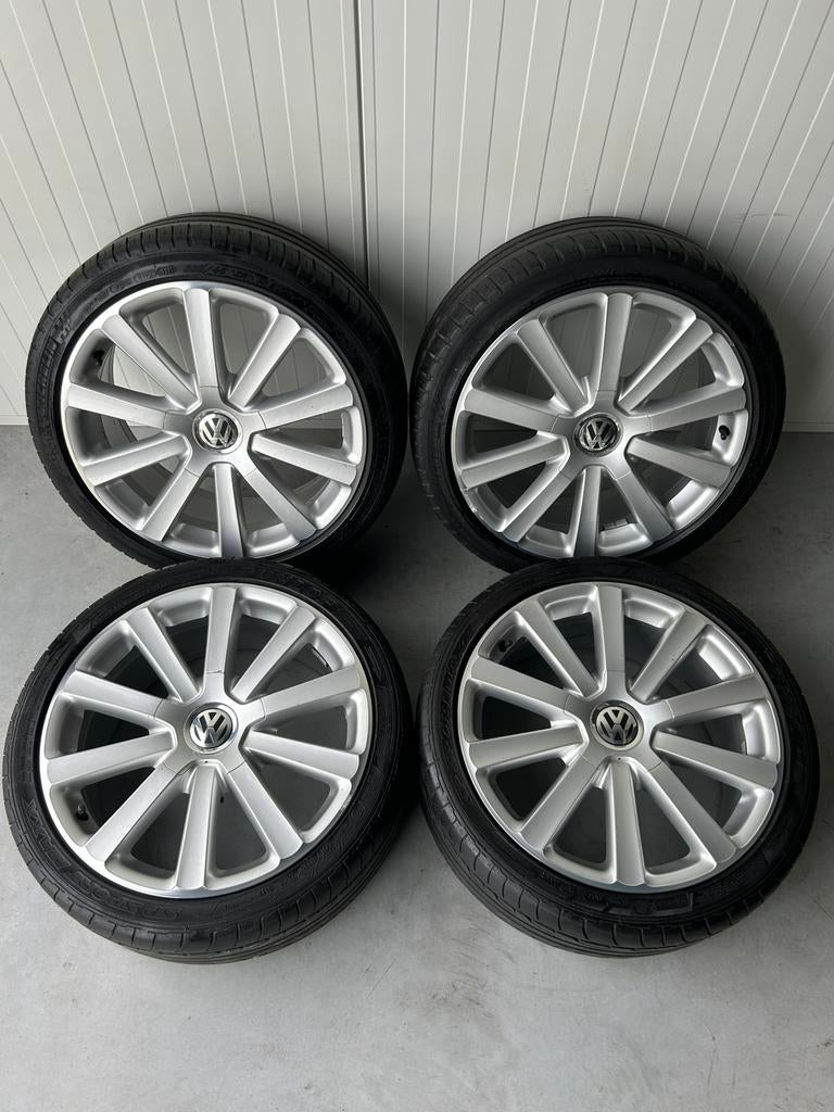 Originele Volkswagen Golf 5 R32 Omanyt 5x112 18 Inch Zomer, 18 inch, Banden en Velgen, Ophalen of Verzenden, Personenwagen