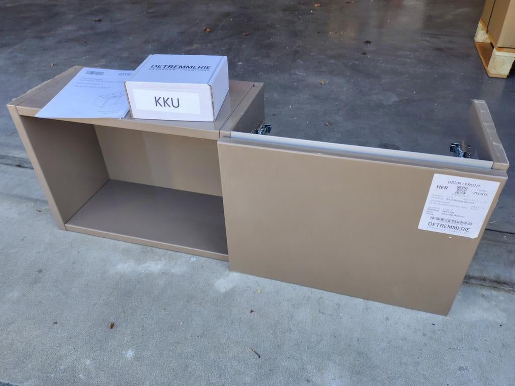 Detremmerie badkamermeubel voor miniquare wastafel, Ophalen, Nieuw, 50 tot 100 cm, Minder dan 25 cm