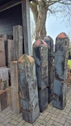 Zware Zeehaven Meerpalen - 4 stuks (3x 200cm, 1x 150cm), Ophalen, Gebruikt, Overige typen
