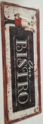 Leuk bordje Bistro met relief, Ophalen of Verzenden