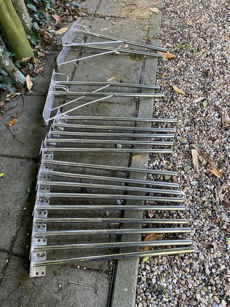 Zeereling scepters RVS, Watersport en Boten, Ophalen, Gebruikt, Zeilboot