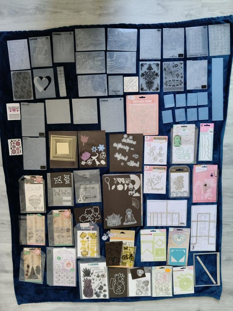 Grote collectie stempels en snijmallen (Koningsdagkleedje), Ophalen of Verzenden, Zo goed als nieuw, Overige typen