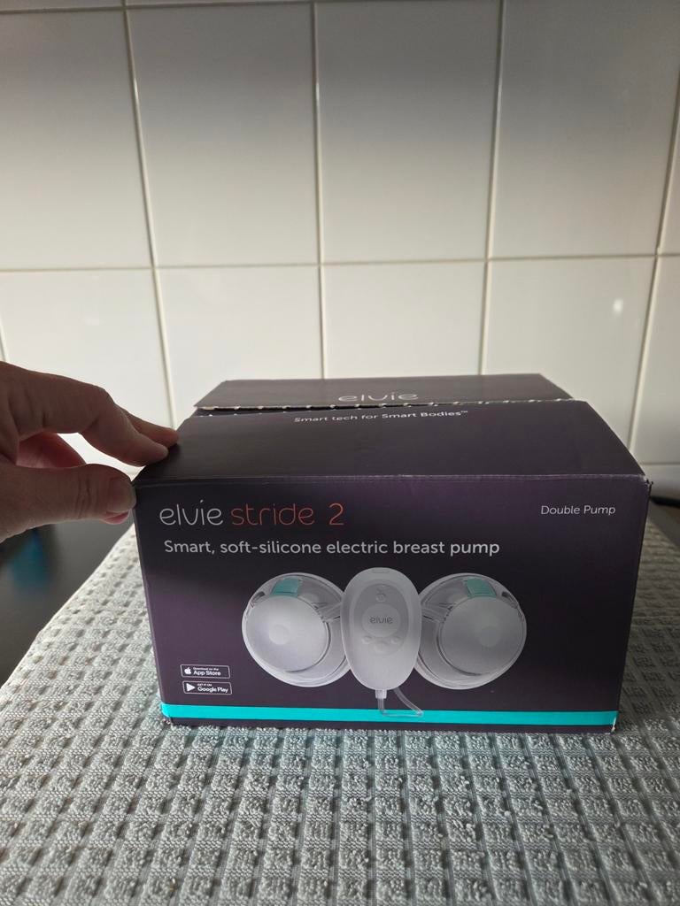 Elvie Stride 2 Dubbele Borstkolf - Zeer Goede Staat, Kinderen en Baby's, Babyvoeding en Toebehoren, Ophalen, Zo goed als nieuw