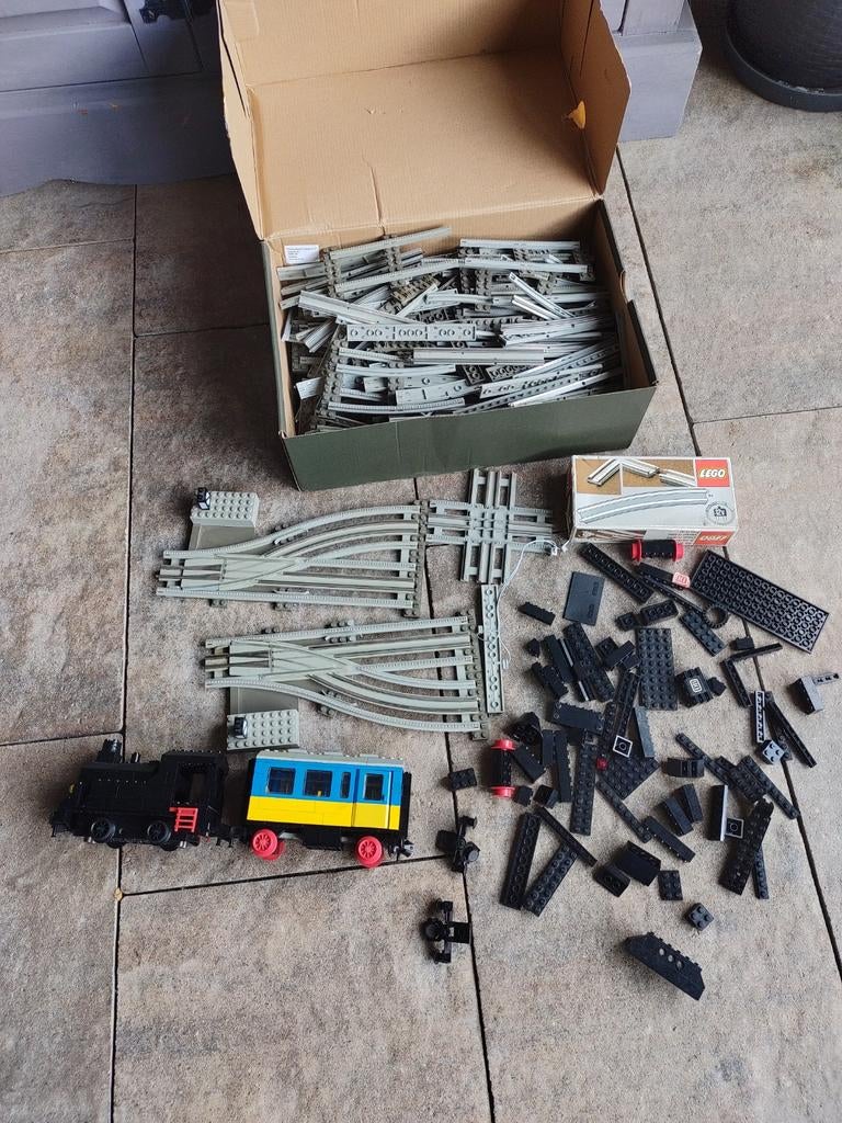 Lego 12 volt trein., Kinderen en Baby's, Speelgoed | Duplo en Lego, Ophalen, Gebruikt, MOC (eigen creatie), Overige thema's