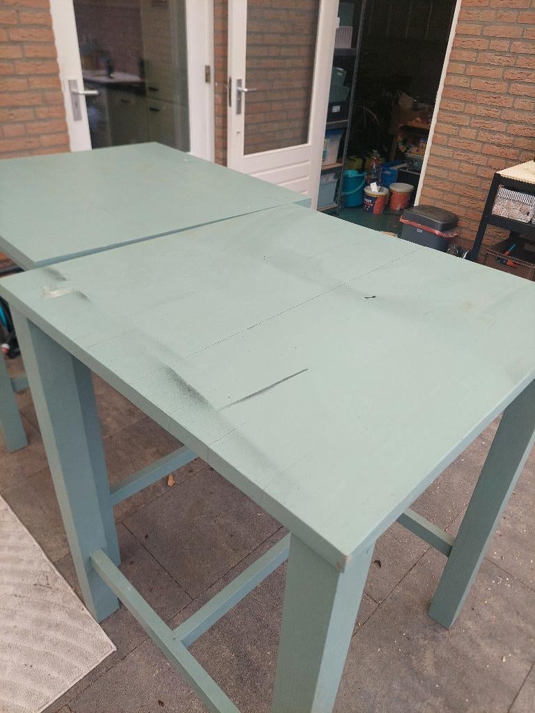 Statafel incl. barstoelen (GRATIS!), Ophalen of Verzenden, Gebruikt