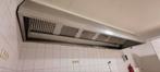 Grote Horeca Afzuigkap (4m) + Fischbach Motor, Ophalen, Wandschouwkap, Motor