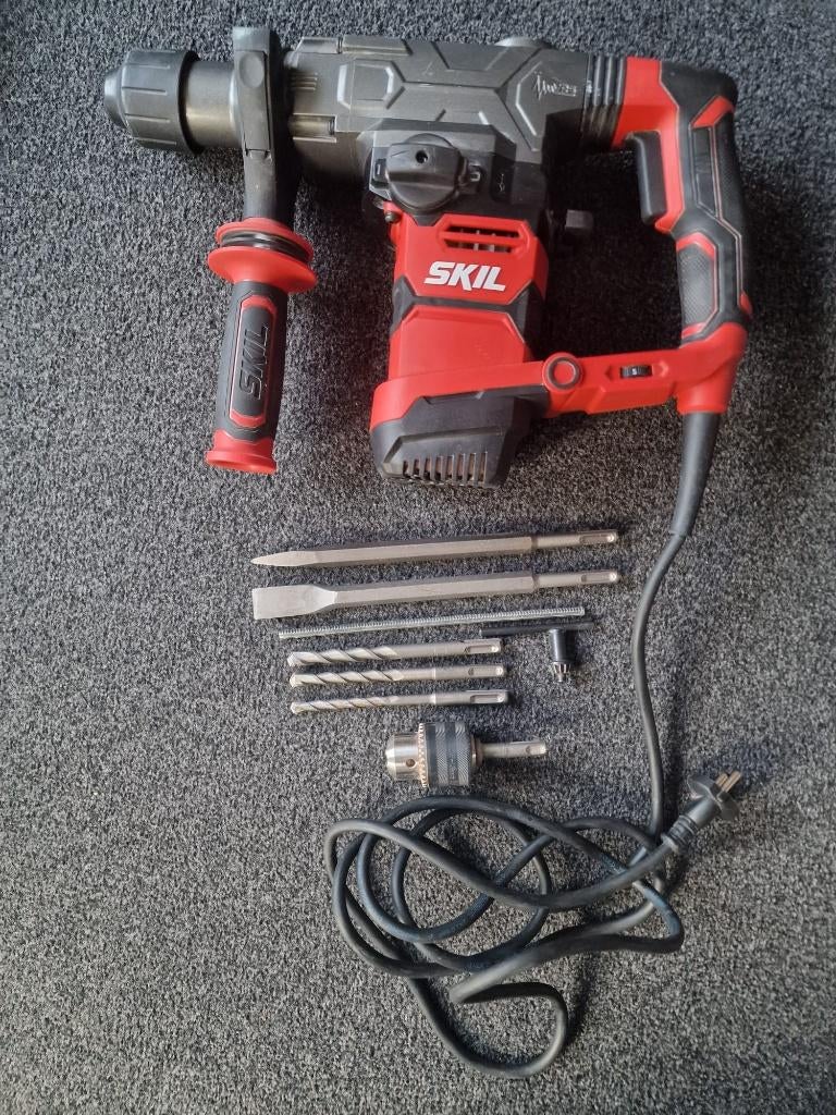 SKIL SDS+ boorhamer (beitelhamer) 1781GB 1500W 3 functies, 600 watt of meer, Boor- en/of Breekhamer, Ophalen of Verzenden, Zo goed als nieuw