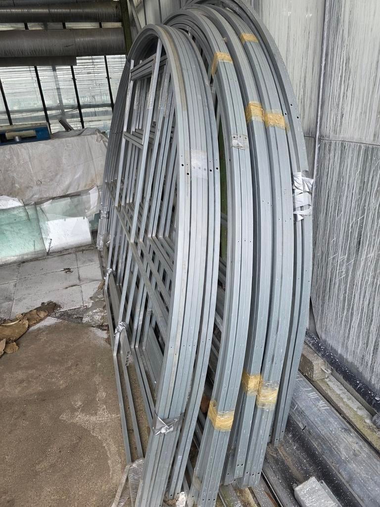 Prijs: slechts €1000 voor alle 6., Tuin en Terras, Kassen, Polycarbonaat, Ophalen of Verzenden, Aluminium, Kweekkas