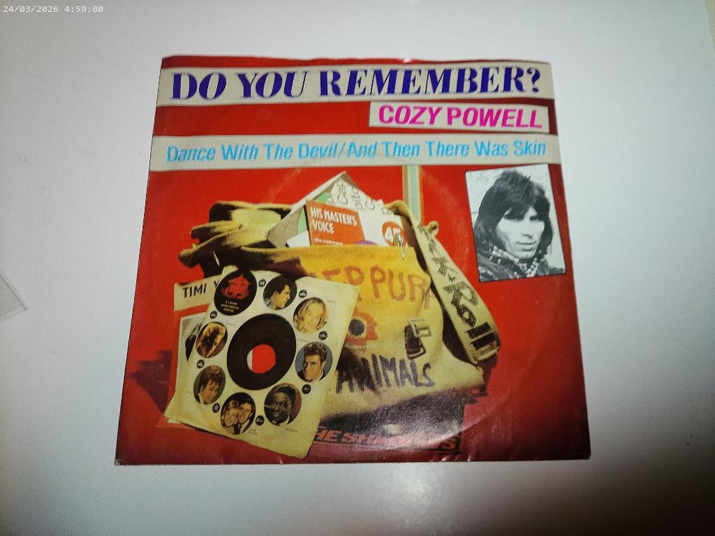 Cozy Powell - Dance with the Devil ( Remember ), Gebruikt, 7 inch, Single, Ophalen of Verzenden