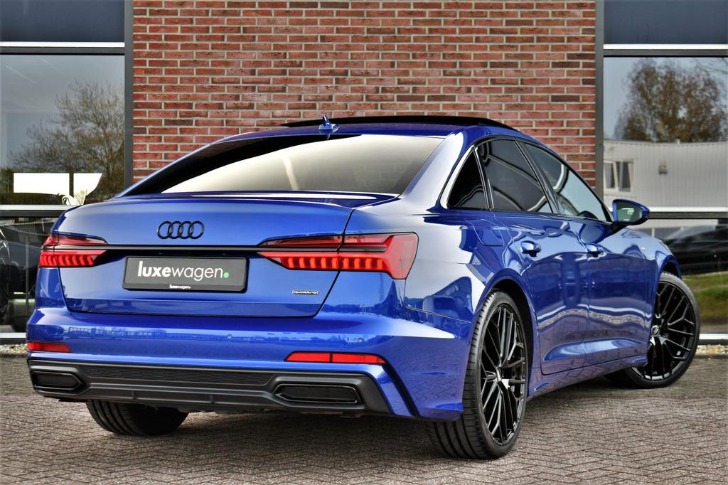 Audi A6 Limousine 55 TFSI e quattro Competition Pano Ultra-b, Automaat, 12 maanden, 14 kWh, Gebruikt