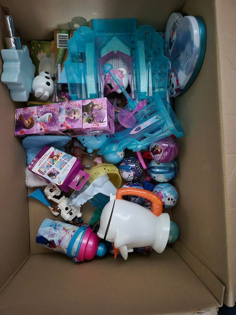 Rommelmarkt doos vol met frozen, Ophalen of Verzenden, Nieuw, Meisje