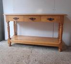 Vintage antiek sidetable massief hout, Ophalen