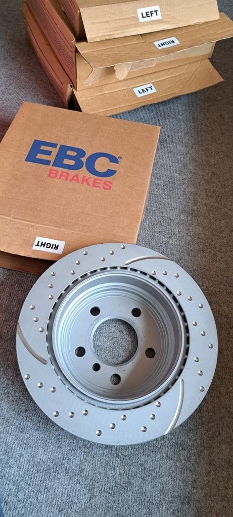 EBC gegroefde remschijven nieuw!, Auto-onderdelen, Remmen en Aandrijving, Ophalen of Verzenden, Nieuw, BMW