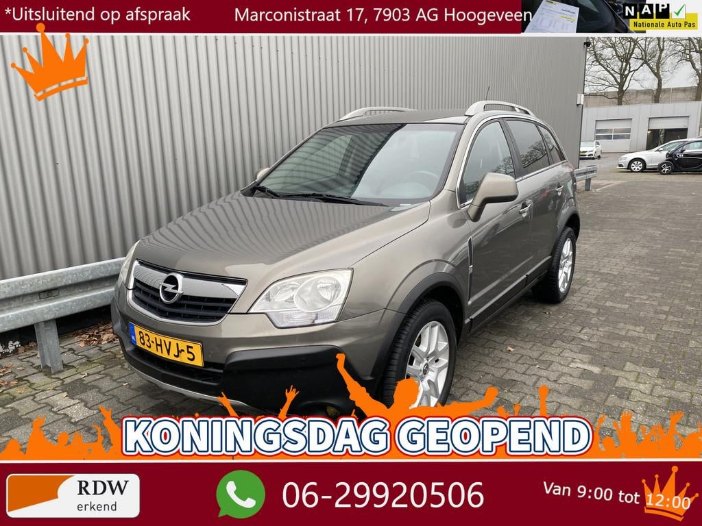 Opel Antara 2.4-16V Temptation A/C, CC, Stoelvw, PDC, LM, Tr, Auto's, Opel, Stof, Gebruikt, 4 cilinders, Beige