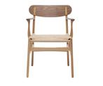 Carl Hansen & Son CH26 eiken Walnoot | Van €1836, nu, Huis en Inrichting, Stoelen, Carl Hansen & Son, Bruin, Carl Hansen & Son