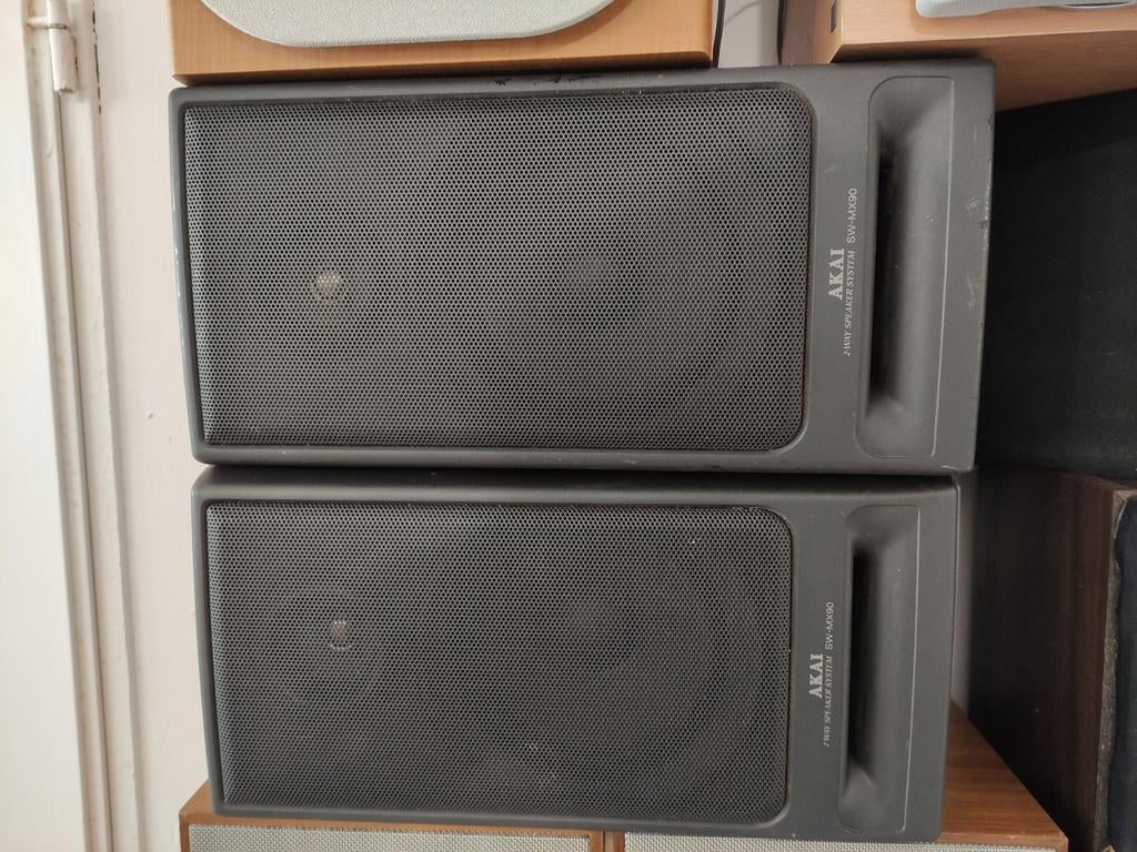 Akai SW-MX90 2-weg luidsprekersysteem, Auto diversen, Autospeakers, Ophalen of Verzenden
