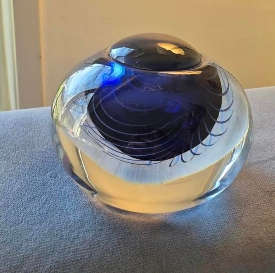 Royal Leerdam Glazen Bol - Siem van de Marel, Ophalen of Verzenden