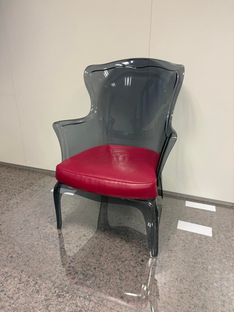 5x Pedrali Pasha 660 fauteuil, Huis en Inrichting, Stoelen, Ophalen, Gebruikt, Grijs, Vijf, Zes of meer stoelen