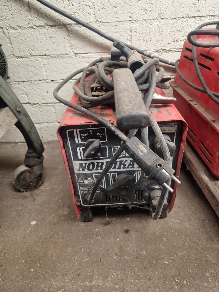 Nortika lasapparaat, Ophalen, Elektroden