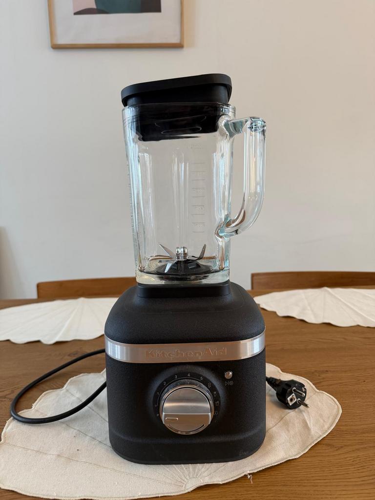 KitchenAid Artisan K400 5KSB4026EBK Vulkaanzwart zwart, Ophalen, Gebruikt, Blender