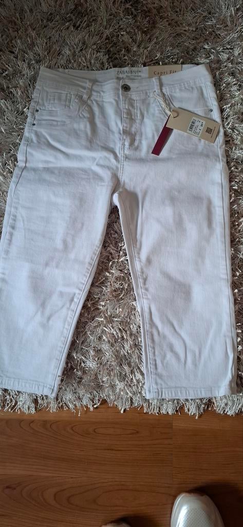 Capri jeans, Ophalen of Verzenden, Nieuw, Wit, W33 - W36 (confectie 42/44)