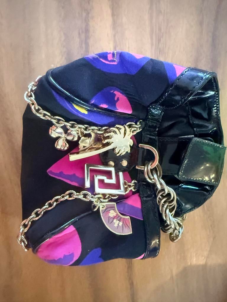 Versace for H&M colab tasje, Ophalen of Verzenden, Zo goed als nieuw, Zwart, Handtas