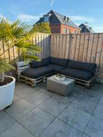 Loungeset compleet, Tuin en Terras, Tuinsets en Loungesets, Ophalen, Gebruikt, Hout, Loungeset