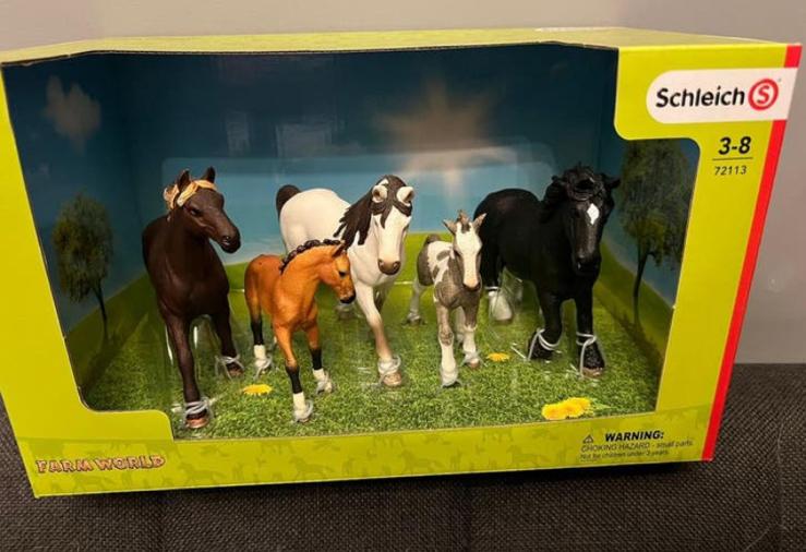 Schleich Limited Edition Set Uniek !! ~ 72113, Ophalen of Verzenden, Zo goed als nieuw, Paard, Beeldje of Figuurtje
