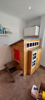 Houten speelhuisje met Little Dutch keuken en toebehoren, Ophalen of Verzenden, Zo goed als nieuw, Meisje