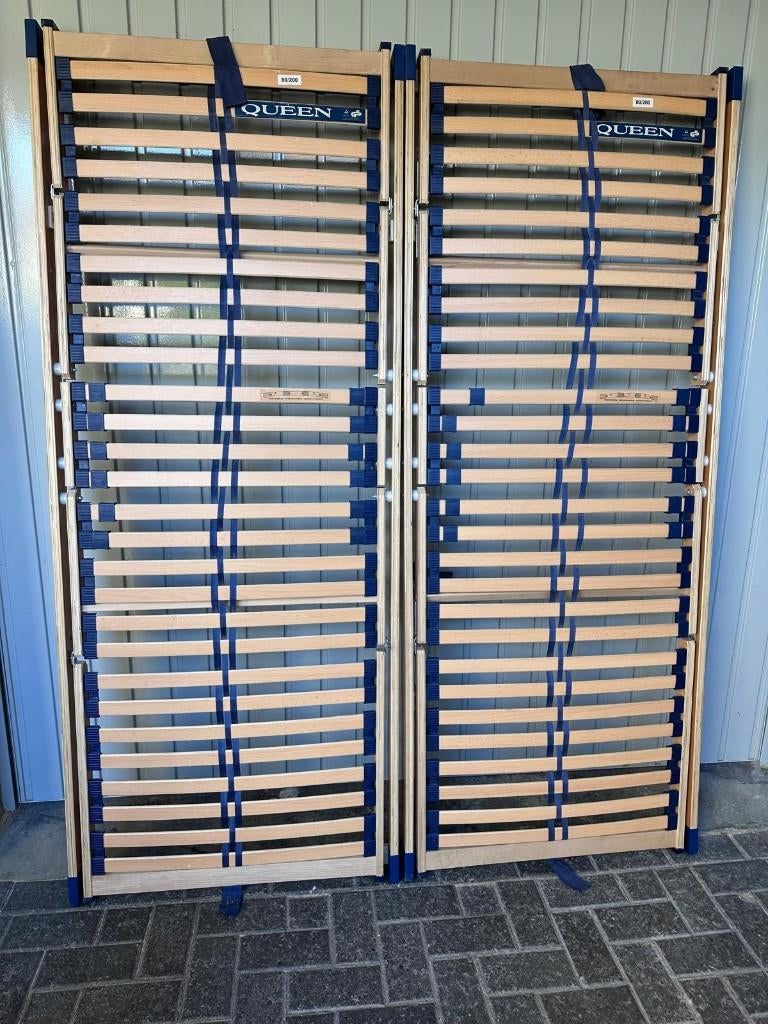 GRATIS Set van 2 lattenbodem 80x200, Huis en Inrichting, Slaapkamer | Matrassen en Bedbodems, Ophalen, Gebruikt, Eenpersoons, 80 cm