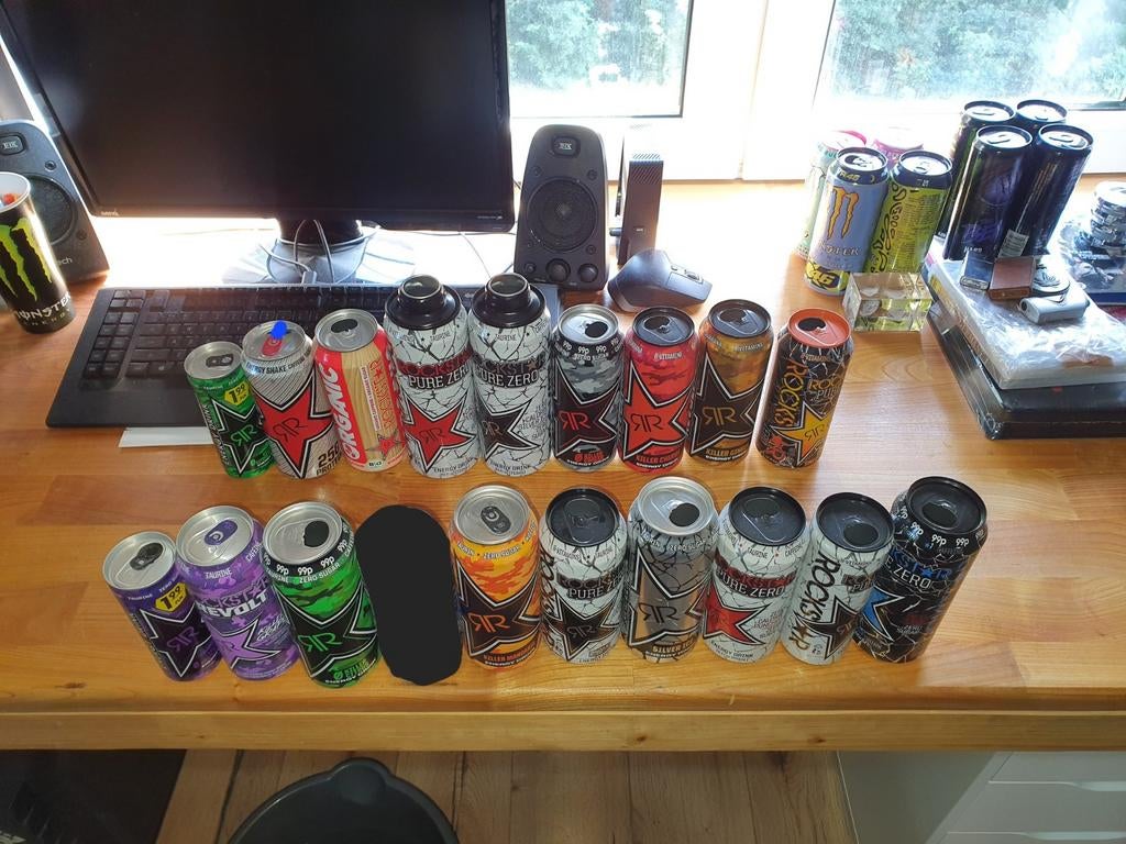 Monster Energy & Rockstar Energy blikjes collectie, Ophalen of Verzenden