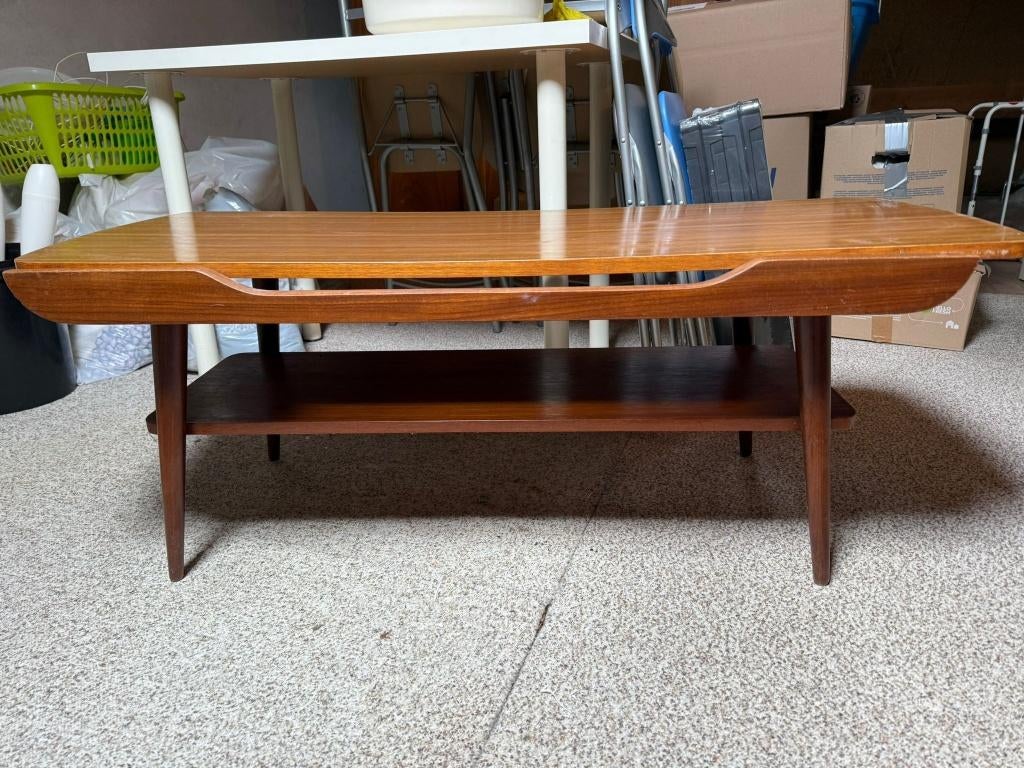 Vintage salontafel - gebruikt GERESERVEERD, Huis en Inrichting, Gebruikt, 100 tot 150 cm, 50 tot 100 cm, Minder dan 50 cm
