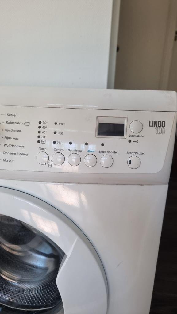 Zanussi Lindo 100 Wasmachine - 6kg, 1400 toeren, Ophalen, Gebruikt, Handwasprogramma, Voorlader