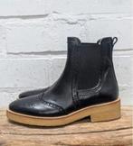 Angulus - Prachtige leren chelsea boots maat 41 - Nieuw €235, Zwart, Lage of Enkellaarzen, Nieuw, Angulus
